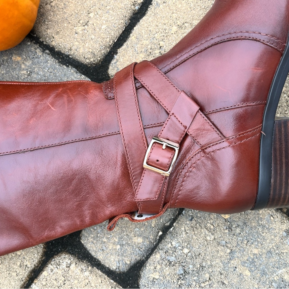 Naturalizer Rena 2 Red Riding Boots - Picture 2 of 6